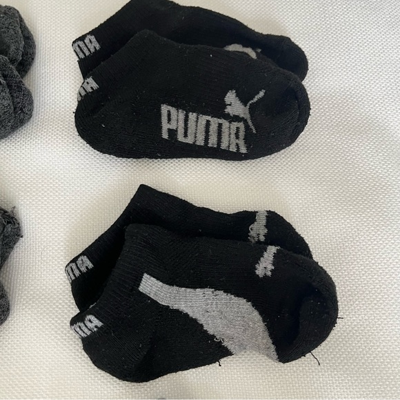 PUMA Baby 12 pairs No Show Socks 2-4T - Picture 4 of 5